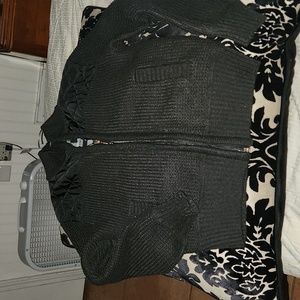 Bomber Sweater Zipper Jacket W/ Pockets 🤩